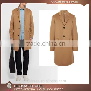 New Design Wool Long Overcoats for Men Made in China thumbnail-1