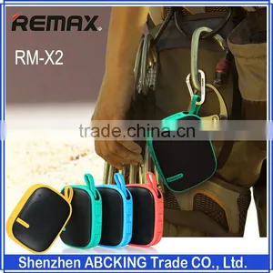 Remax X2 Portable Bluetooth Speaker With FM Radio Mic Hands Free Function thumbnail-1