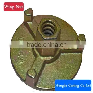 Nodular Cast Iron D15 Wing Nut Anchor Nut Chinese Manufaturer thumbnail-1