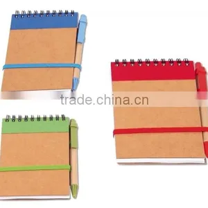 Cheap a4 Kraft Paper Notebooks With Pen thumbnail-2