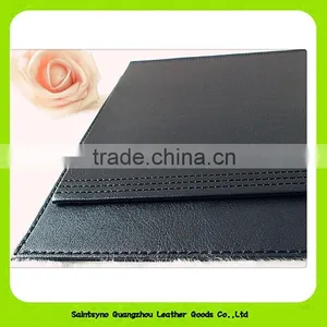 No-clean Anniversary Black Waterproof Synthetic Leather Coasters 16026 thumbnail-6