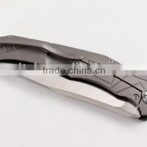 OEM S35V Handmade Military Hunting Knife Wth TC4 Titanium Alloy Handle thumbnail-6