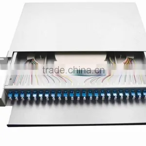 Ftth Fc/sc 1u 24core Fiber Patch Panel,wallmount Fiber Optical Patch Panel thumbnail-4