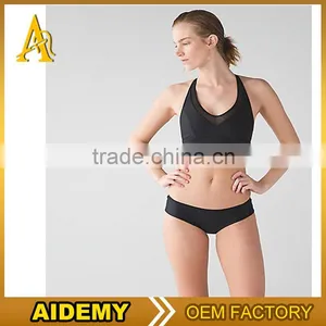 Sexy Yoga Bra And Panty Set Teenager Gril Bra And Underwear Sports Bra Panty Set thumbnail-4