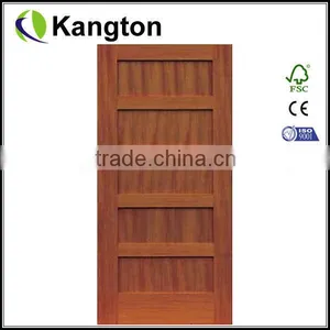 North American 5 Panels Pattern Solid Meranti Shaker Door, Wooden Shaker Door thumbnail-1
