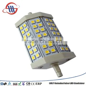China LED Bulb R7S LED Ceramic Flood Light 118mm 5050 SMD 10W Linear Dimmable Replace J118 Halogen Lamp thumbnail-3