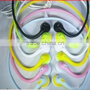 Color Silicone Beautiful Neck Hang Earphones for Girls thumbnail-1