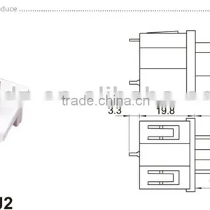 12v dc Power Outlet Socket,12 Volt 3.5*1.3mm Dc Adapter Connector via Power Cable thumbnail-5