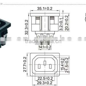 Chzjcz/125V AC Long Life Electric Push Button Micro Switch With CE, ROHS Certificate Rocker Switch thumbnail-6