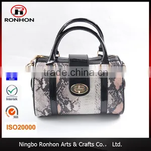 2016 Trency Snakeskin Leather Bag, Fashion Hand Bag thumbnail-1