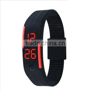 Promotional Silicone Led Sport Watch With Customized LOGO thumbnail-3