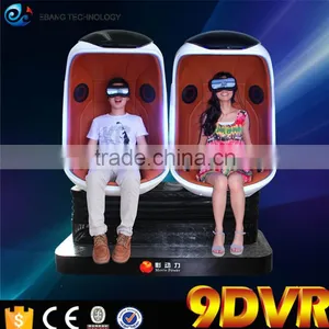 2 Players Egg Seats Touch Screen 9d Vr Cinema With 9d Headset thumbnail-2