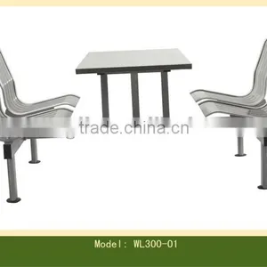 Stainless Steel Cafeteria Tables and Chairs WL300-01 thumbnail-1