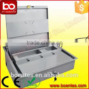 Desktop LCD Monitor Flip Up Tuner Case/Screen Flip Up Security Box for School Computer Furniture thumbnail-1