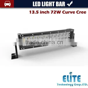 13.5 Inch 72w Offroad Curve Led Light Bar for Trucks Jeep thumbnail-3