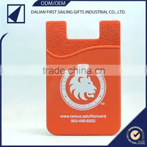 Useful Promotional Gift Lovely Color Silicon Card Holder for Mobile thumbnail-5