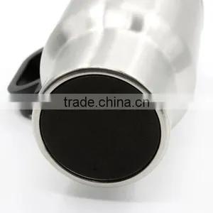 12V 450ml Stainless Steel Car Heated Cup Electronic Thermal Travel Mug Insulation Silver thumbnail-2