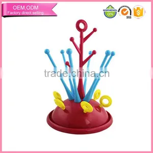 OEM Plastic Bottle Drying Rack for Cups and Baby Bottles thumbnail-1