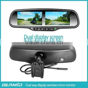 Hot Sale 4.3 Inch GERMID Multiple Display Rear View Mirror With Backup Camera Display for Trucks.convinient With Trucks thumbnail-2