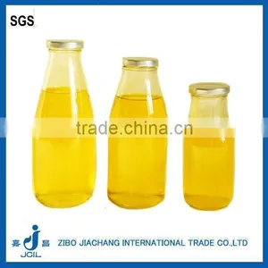250ml Empty Mini Glass Milk Bottles Wholesale Bottles With Metal Lid thumbnail-1