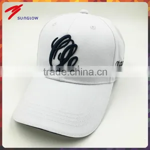 Wholesale 3D Embroidery Adjustable Hook and Loop Golf Hats for Men Sun Protection thumbnail-1