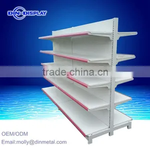 Double-sided Feature Supermarket And Pharmacy Display Rack Shelf thumbnail-1