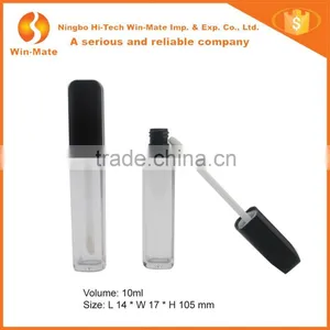 10ml Empty Square Plastic Cosmetic & Beauty Bottle Lipgloss Makeup Case thumbnail-1