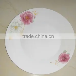 9" Ceramic Dinner Plate , Cheap Ceramic Dinner Plates , Ceramic Porcelain Personalize Plates thumbnail-3