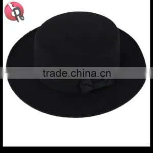 100% Wool Felt Boater Hat thumbnail-4