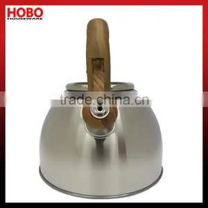2.5L Imitation Wood Handle Stainlesss Steel Whistling Kettle Tea Kettle Tea Pot thumbnail-2