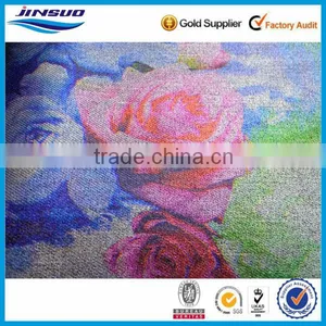 Cotton Rose Print Fabric for Denim Pattern 2m1318 thumbnail-1