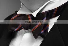 100% Silk Knitted Large Bow Ties for Mens thumbnail-1