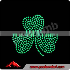 Hotfix Irish Rhinestone Transfers Kiss Me Motifs Pattern for Apparel thumbnail-1