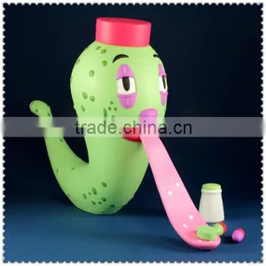 Art Design Funny Snake Tongue Vinyl Toys/oem Make Children Animals Plastic Vinyl Toys/custom Cartoon Vinyl Toys Shenzhen Factory thumbnail-1