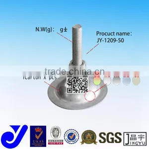 JY-1209-50|Pipe Plug With Screw and Nut|Steel Screw Plug|2 Pin Foot Plug thumbnail-1