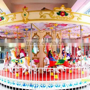 Kids Popular Amusement Rides Merry-go-round, Amusement Park Carousel Rides for Sale thumbnail-1