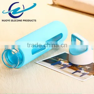 Long Hollow Out Silicone Cup Sleeve thumbnail-4