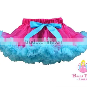 Romantic Tutu Fluffy Tutu Skirt With Ribbon for Kids Satin Tutus Skirt thumbnail-5