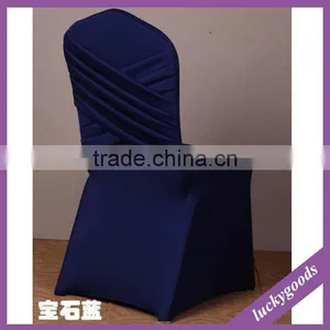Black Spander Banquet Chair Covers for Sale thumbnail-4