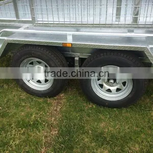 Hot Dip Galvanized Tandem Box Trailer Optional Ramps thumbnail-5
