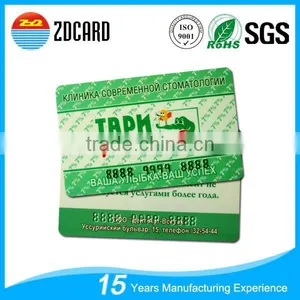 Custom Printing Embossed Number Pvc Card Manufaturer thumbnail-4