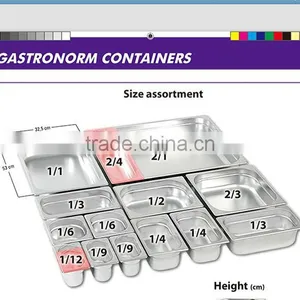 2015 Guangzhou Manufacturers for Stainelss Steel gn Container / All us and eu Standard Size gn Pan / Gastronorm Container thumbnail-1