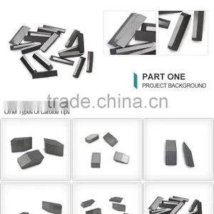 YT15/P10 A420 A420z Tungsten Carbide Tips for Machining Steel thumbnail-1