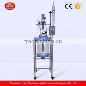 High-efficient Double Jacket Glass Reactor With no Spark and Noise Free thumbnail-1