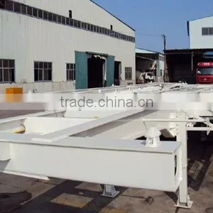 3 Axle 45 Feet Skeleton Semi Trailer thumbnail-1