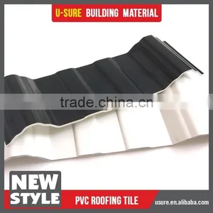 New Material Pvc Glazing Tile Used for Garden Shed and Pool Tile thumbnail-4