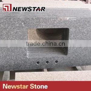 Blue Polished Granite Countertop Metal Countertop Edges thumbnail-2