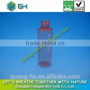 100ml PLA Plastic Lotion Bottles With a Screw Cap, Printing and Painted -100% Compostable thumbnail-1