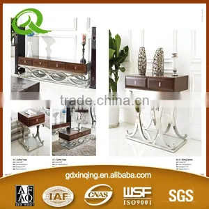 E359 Stainless Steel Marble Modern Tv Stand thumbnail-2