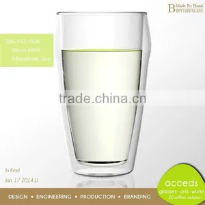 Heat Resistant Double Layer Drinking Glass thumbnail-4
